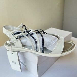 Armani Junior Leather logo Sandals Sizes US 5 and 5.5